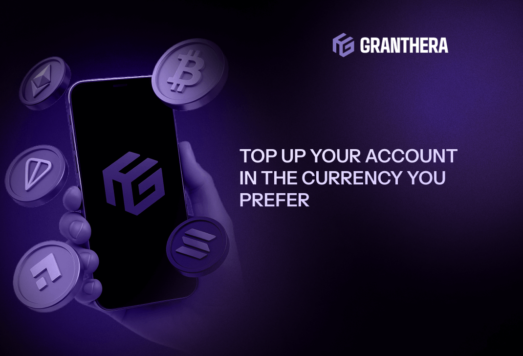 Top up your account in the currency you prefer Top up your account in the currency you prefer