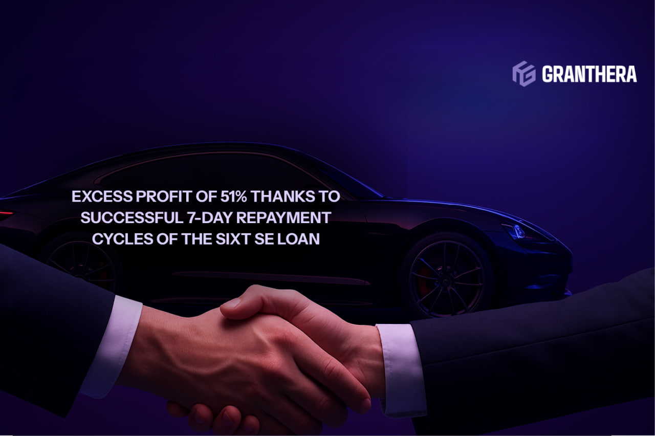 Granthera Records 51% Excess Profit Thanks to Successful 7-Day Repayment Cycles of Sixt SE Corporate Loan